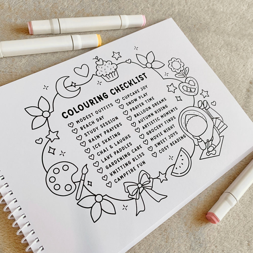 Sweet Joys Of A Muslimah Colouring Book
