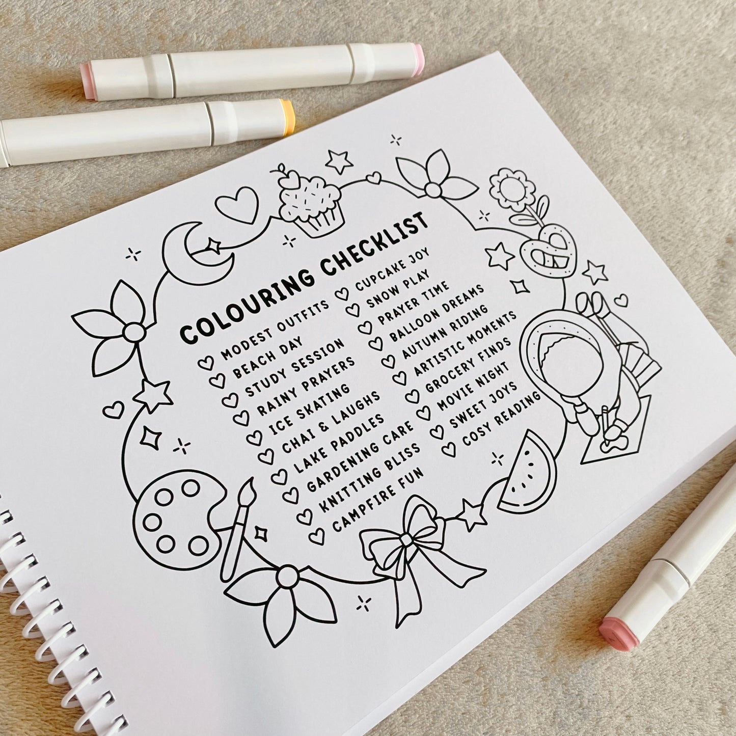 Sweet Joys Of A Muslimah Colouring Book