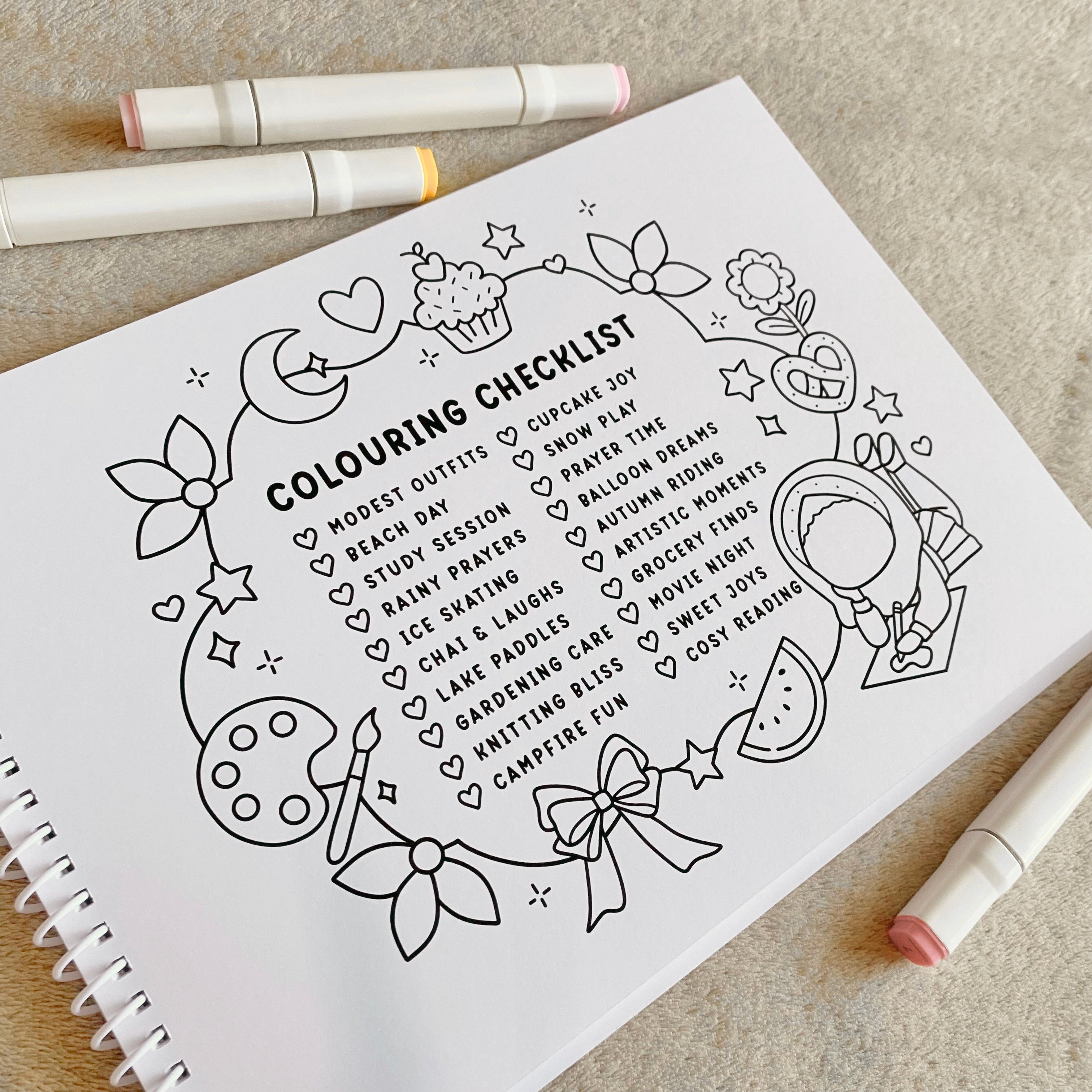 Sweet Joys Of A Muslimah Colouring Book