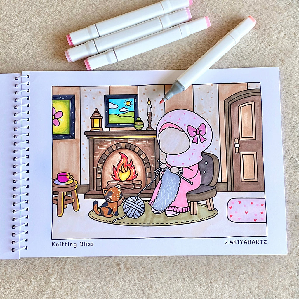 Sweet Joys Of A Muslimah Colouring Book