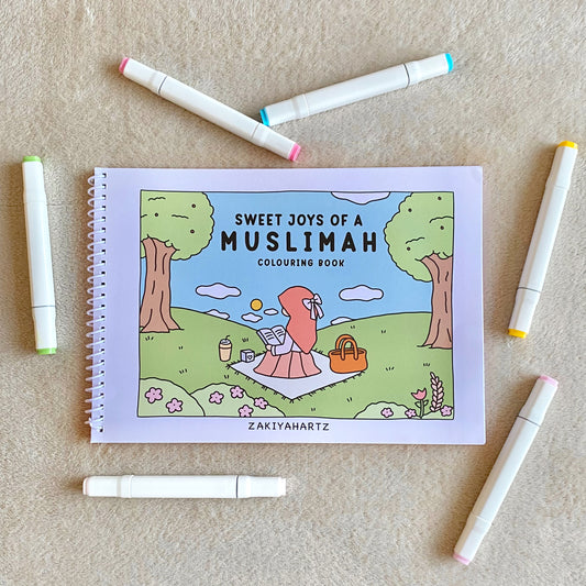 Sweet Joys Of A Muslimah Colouring Book