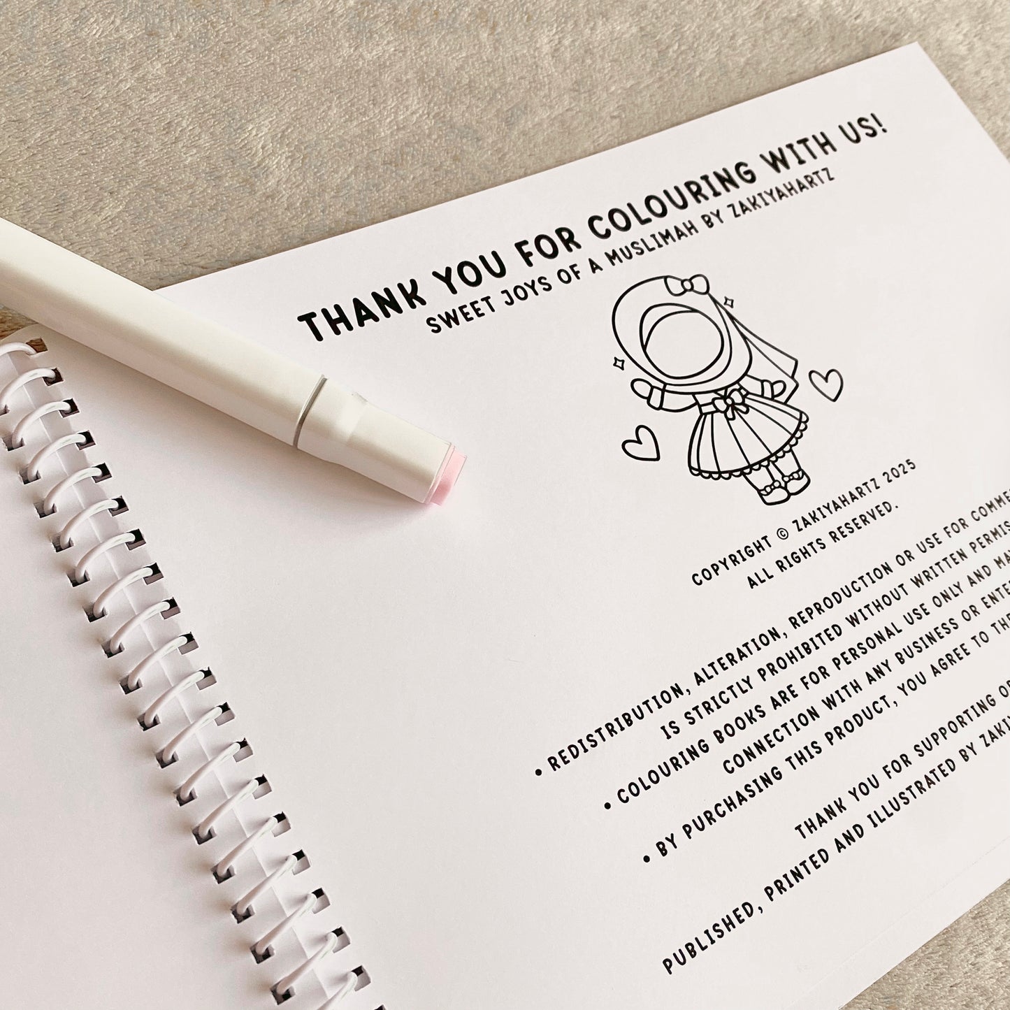 Sweet Joys Of A Muslimah Colouring Book